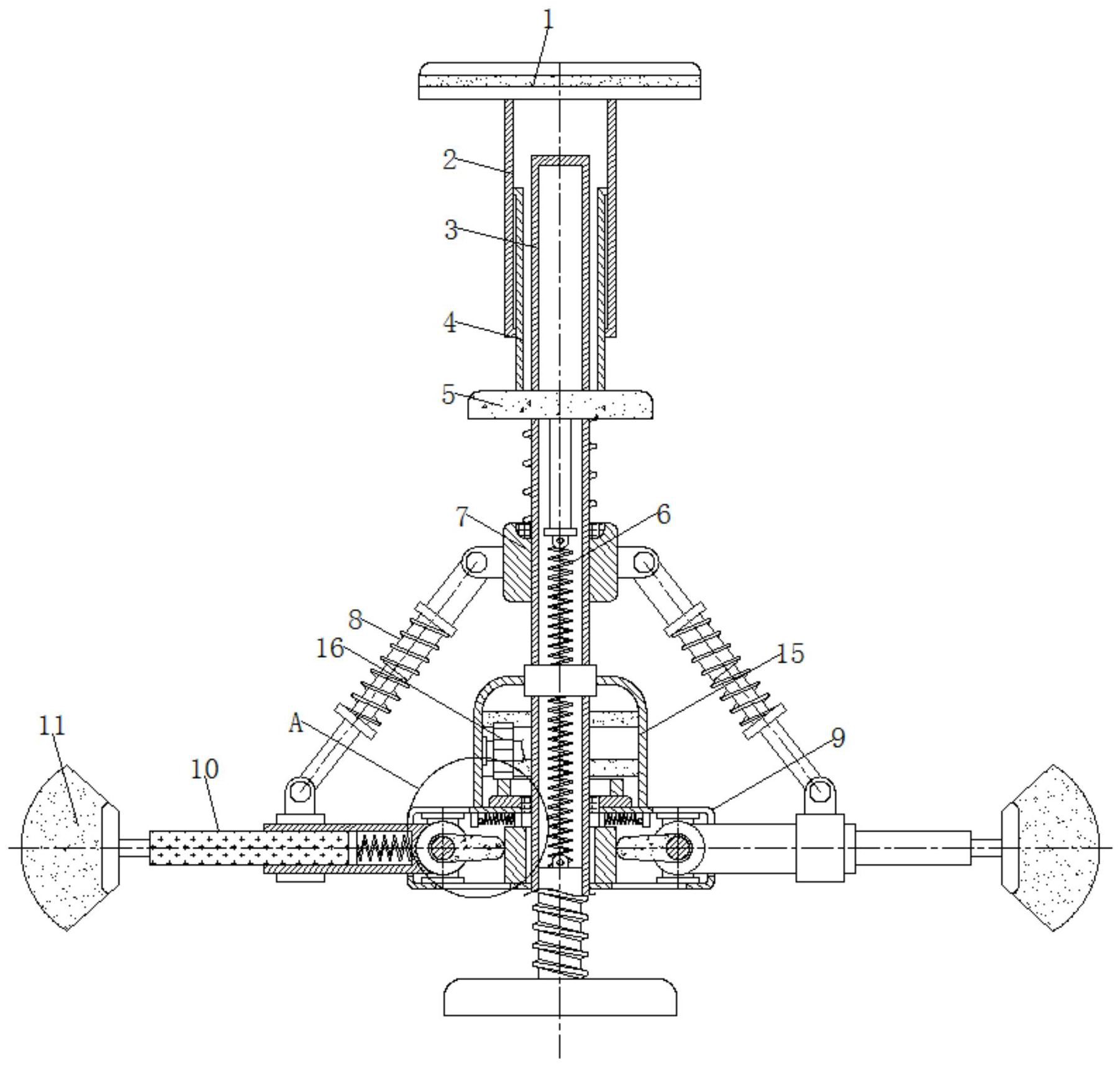 一种便于运输桶内表面清洁的收缩式清理装置