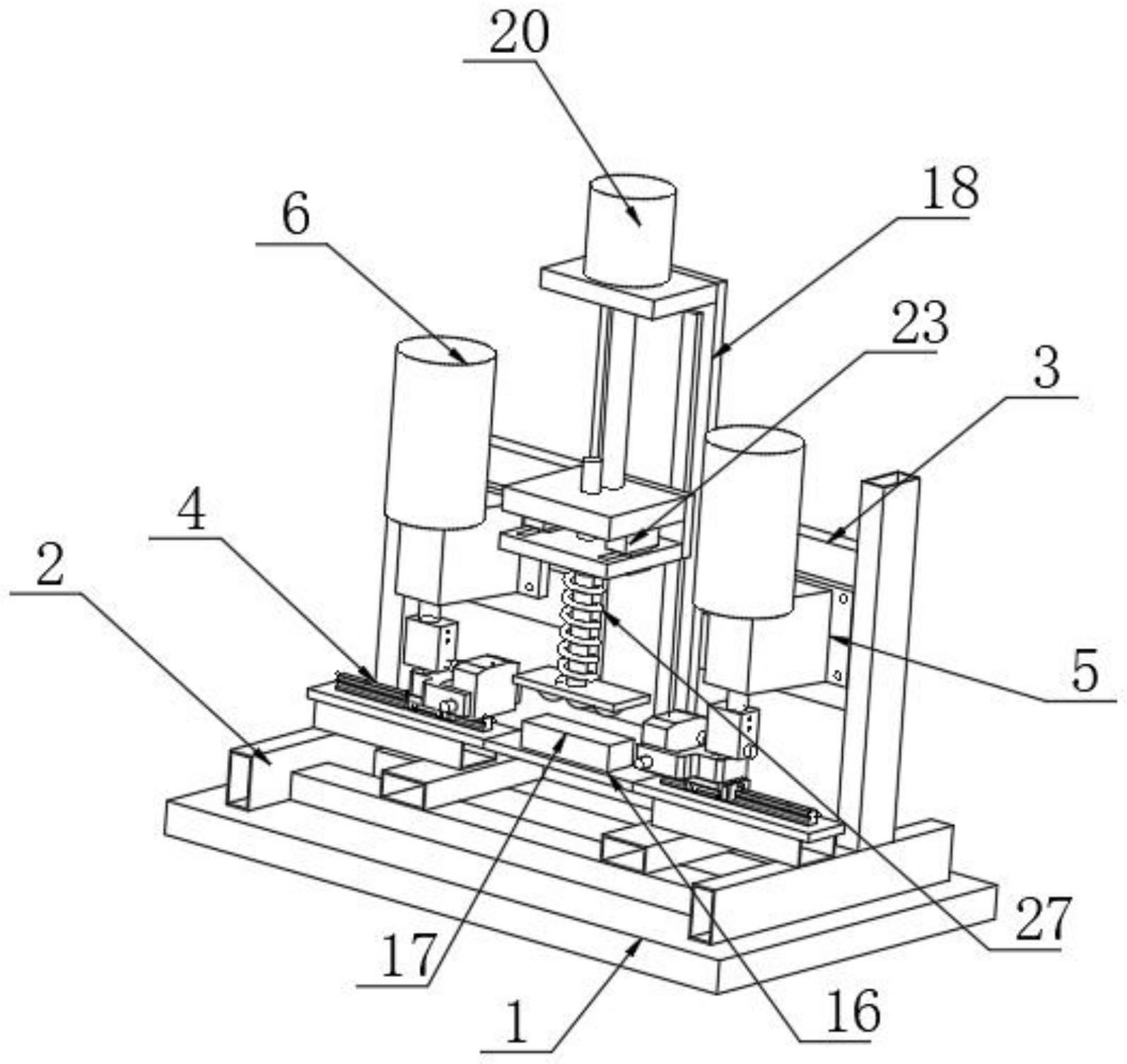 一种金属材料疲劳度测试的多向式物理撞击试验设备