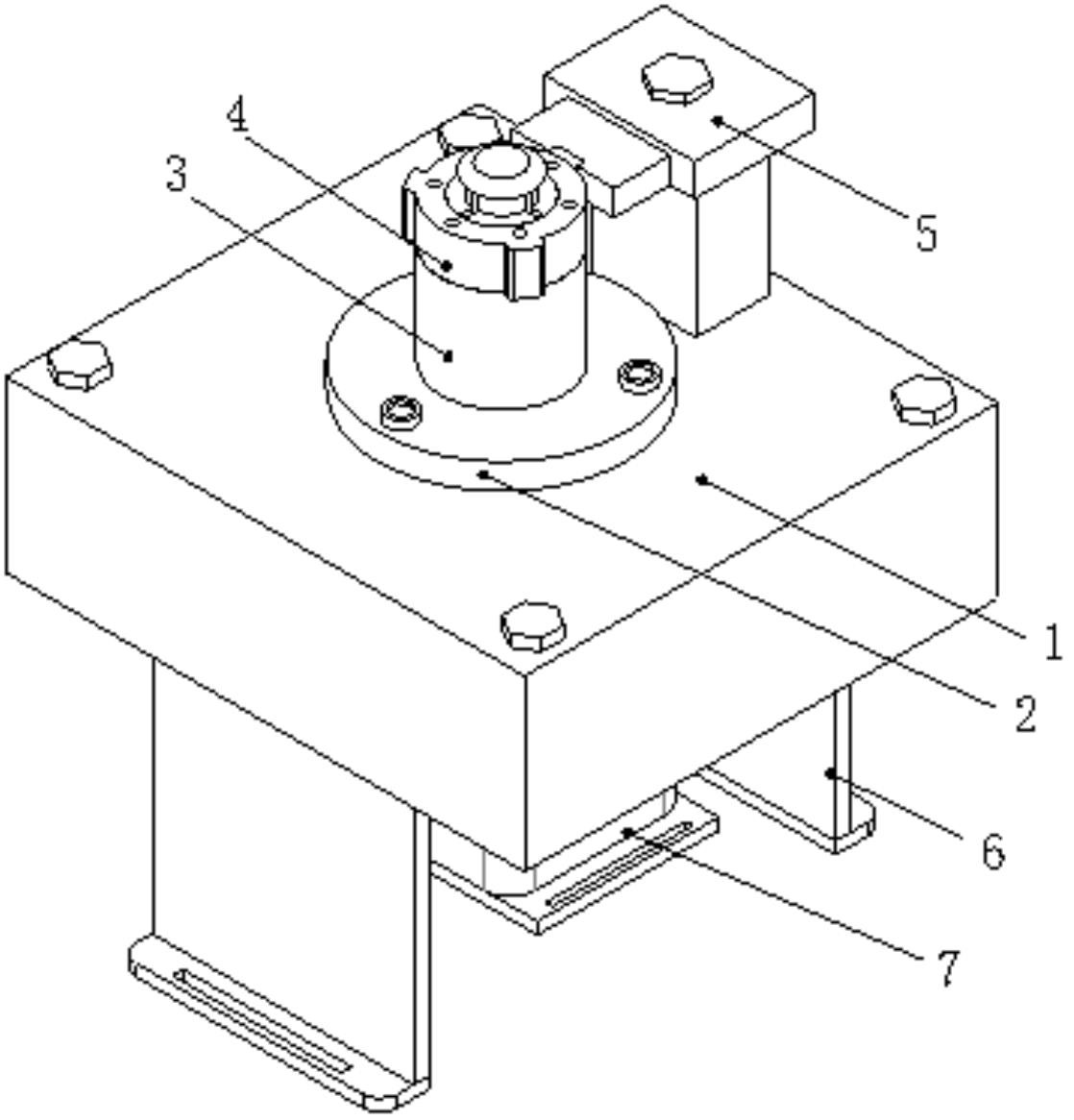一种芯轴胀紧定位装置