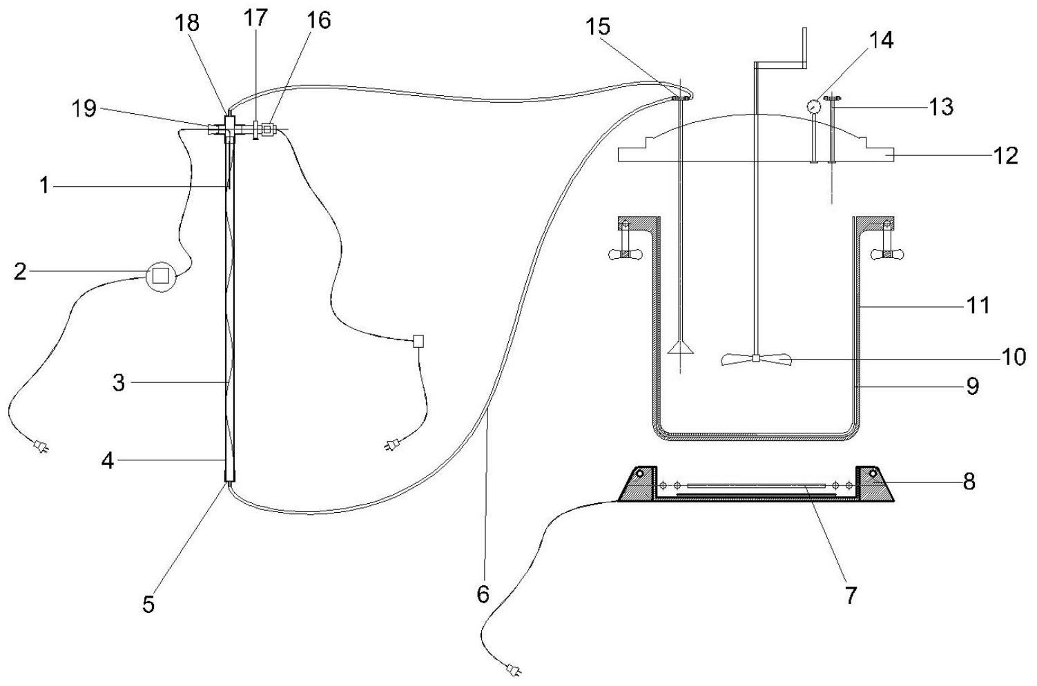 一种环氧砂浆在特定压力下的极限粘度检测系统及其方法