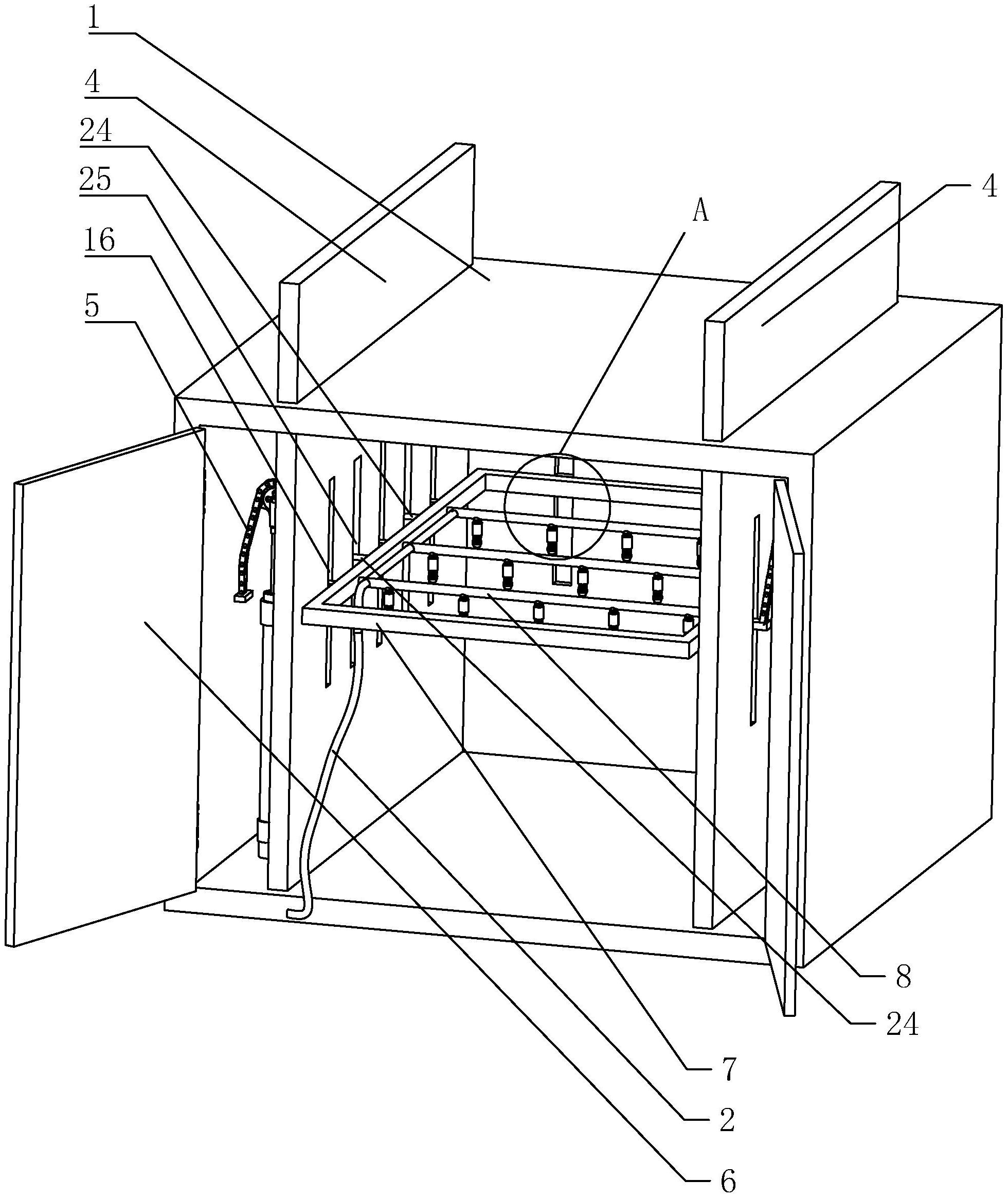 带有升降装置的大型淋雨室