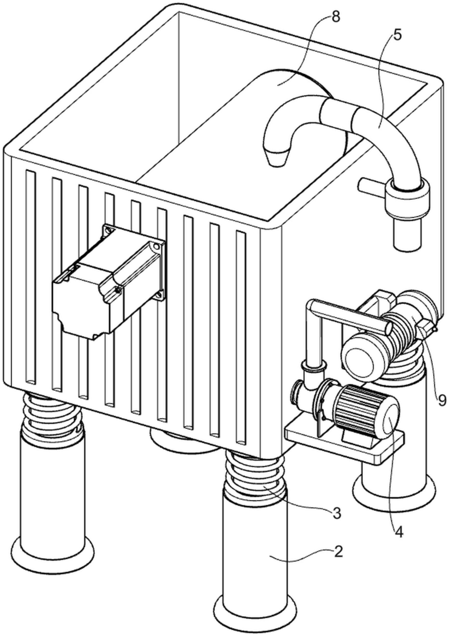 一种搅拌池水洗瓷土抽浆输送装置